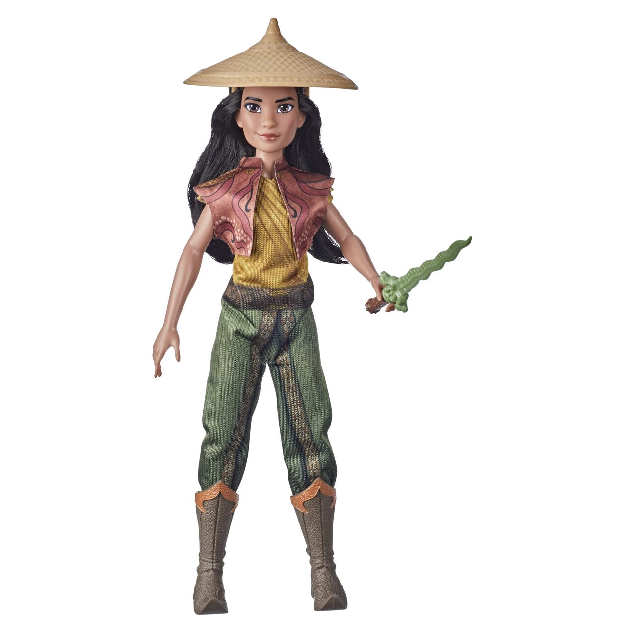 Disney Princess Raya and The Last Dragon Raya's Adventure Styles,Fashion Doll with Clothes,Shoes,and Sword Accessory,Toy for Kids 3 Years and Up